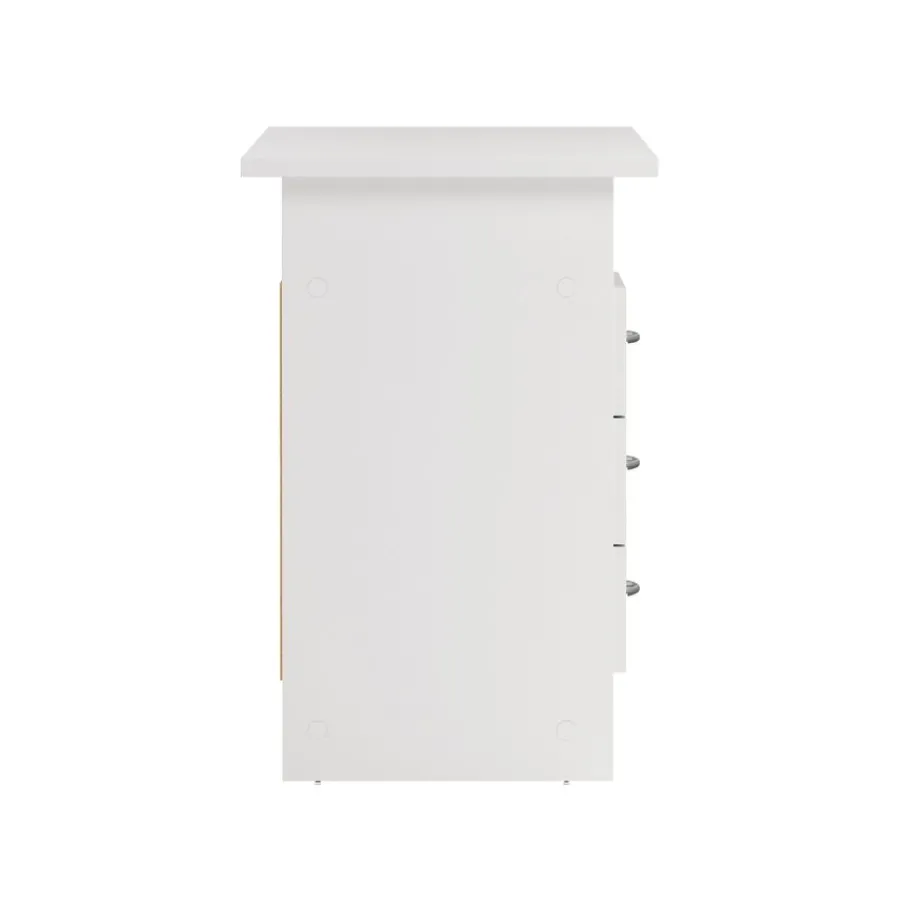 Bureaus< Bureau Boston Wit - 121x73x49 cm