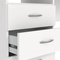 Bureaus< Bureau Boston Wit - 121x73x49 cm