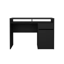 Bureaus< Bureau Boston Zwart - 111x78x49 cm