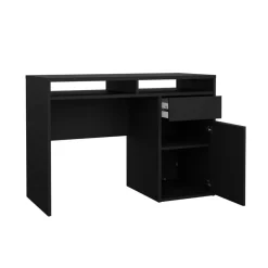 Bureaus< Bureau Boston Zwart - 111x78x49 cm