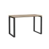 Bureaus|Sidetables< Bureau Bram Eiken / Donkergrijs - 120x76x60 cm