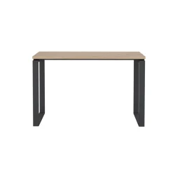 Bureaus|Sidetables< Bureau Bram Eiken / Donkergrijs - 120x76x60 cm