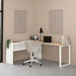 Bureaus< Bureau Bram Uitbreiding Wit - 150x76x40 cm