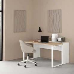 Bureaus< Bureau Bram Uitbreiding Wit - 150x76x40 cm