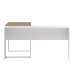 Bureaus< Bureau Bram Wit / Eiken - 150x76x60 / 150x76x40 cm