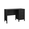 Bureaus< Bureau Dallas Zwart - 121x77x48 cm