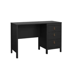 Bureaus< Bureau Dallas Zwart - 121x77x48 cm