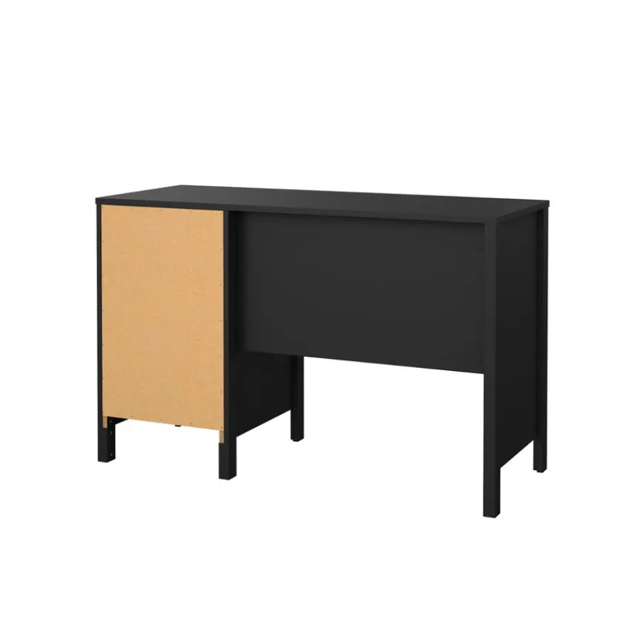 Bureaus< Bureau Dallas Zwart - 121x77x48 cm