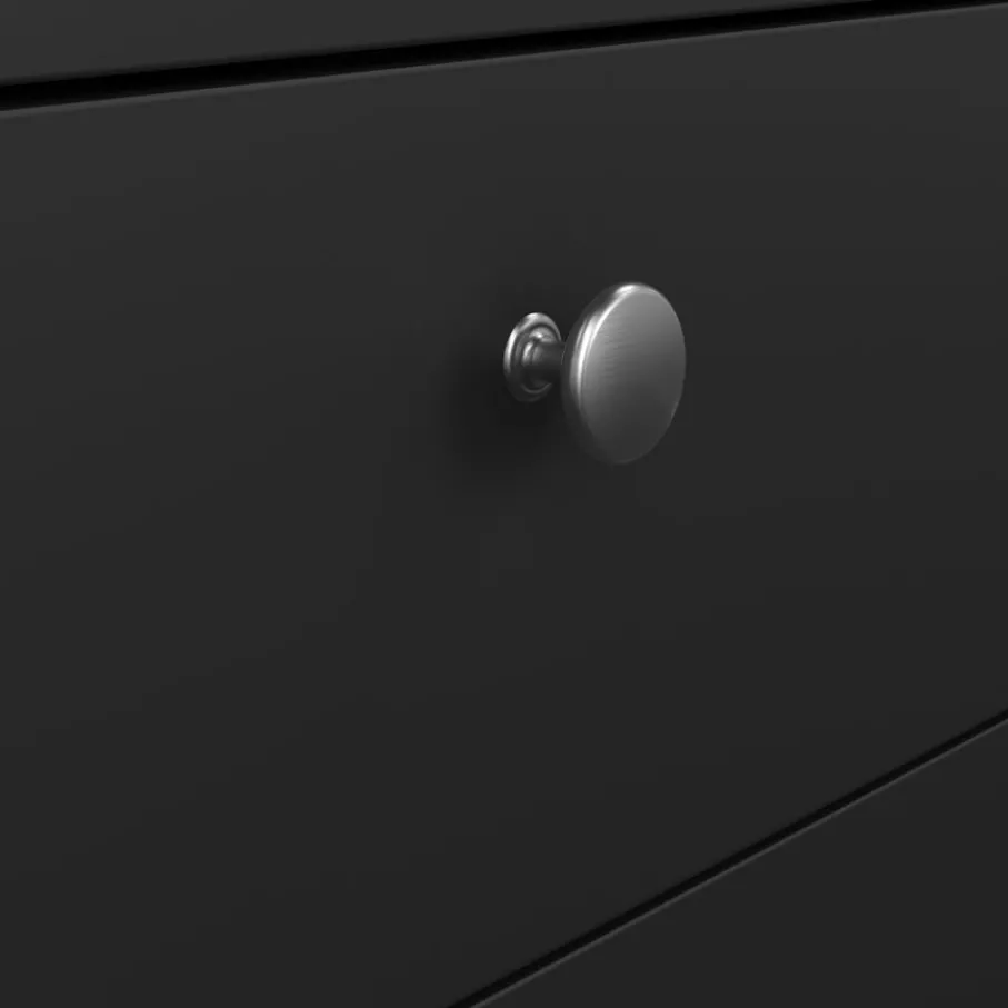 Bureaus< Bureau Dallas Zwart - 121x77x48 cm