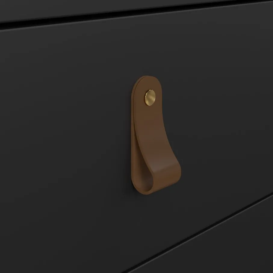 Bureaus< Bureau Dallas Zwart - 121x77x48 cm