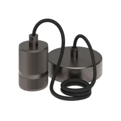 Hanglampen<Calex Hanglamp Retro Gun Metal - E27 - Ø 10 cm