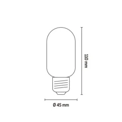 Lichtbronnen<Calex Lichtbron E27 Buislamp Goud