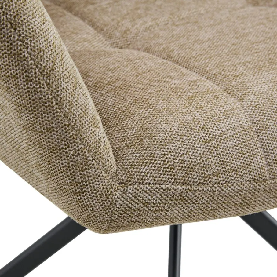 Eetkamerstoelen< Draaibare Eetkamerstoel Ana Taupe