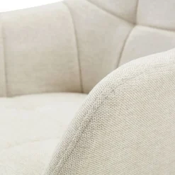 Eetkamerstoelen< Draaibare Eetkamerstoel Ana Beige