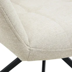 Eetkamerstoelen< Draaibare Eetkamerstoel Ana Beige