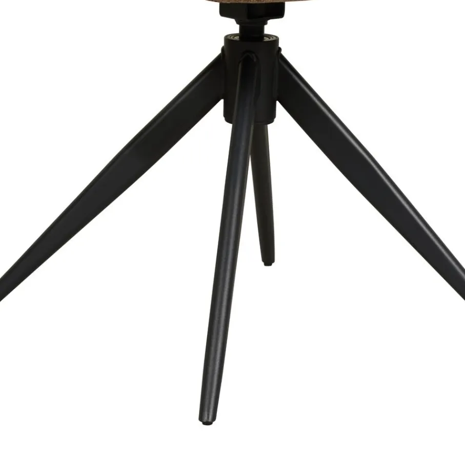 Eetkamerstoelen< Draaibare Eetkamerstoel Bente Hazelnootbruin