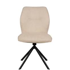 Eetkamerstoelen< Draaibare Eetkamerstoel Bjorna Beige