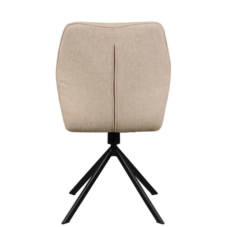 Eetkamerstoelen< Draaibare Eetkamerstoel Bjorna Beige