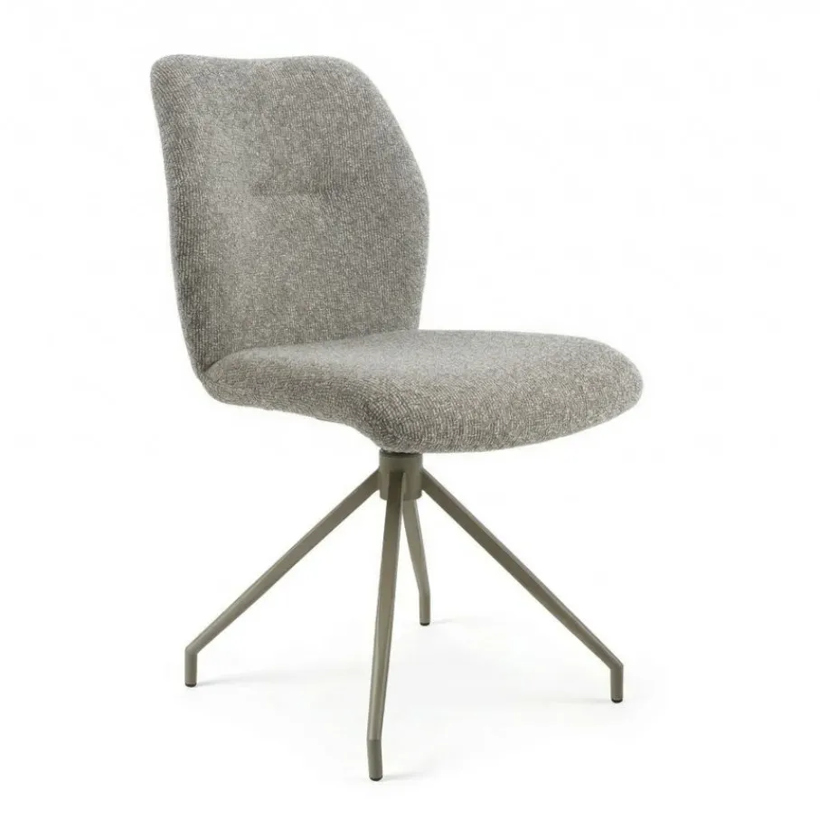 Eetkamerstoelen< Draaibare Eetkamerstoel Borup Lichtbruin