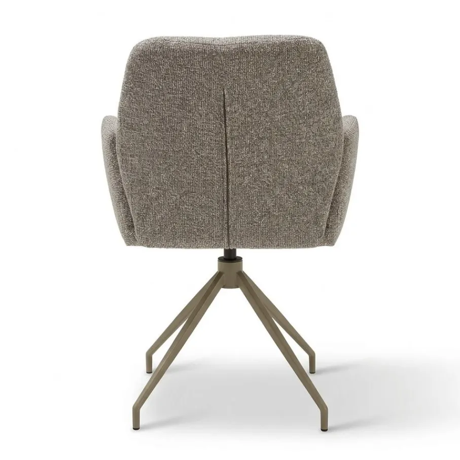 Eetkamerstoelen< Draaibare Eetkamerstoel Borup Lichtbruin