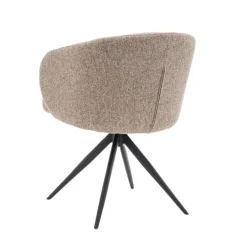 Eetkamerstoelen< Draaibare Eetkamerstoel Connor Beige