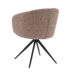 Eetkamerstoelen< Draaibare Eetkamerstoel Connor Cognac