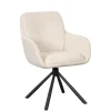 Eetkamerstoelen< Draaibare Eetkamerstoel Genk Beige