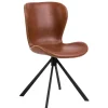 Eetkamerstoelen< Draaibare Eetkamerstoel Isak Cognac