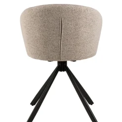 Eetkamerstoelen< Draaibare Eetkamerstoel Jaki Beige