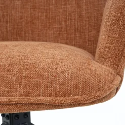 Eetkamerstoelen< Draaibare Eetkamerstoel Jerrel Roestbruin