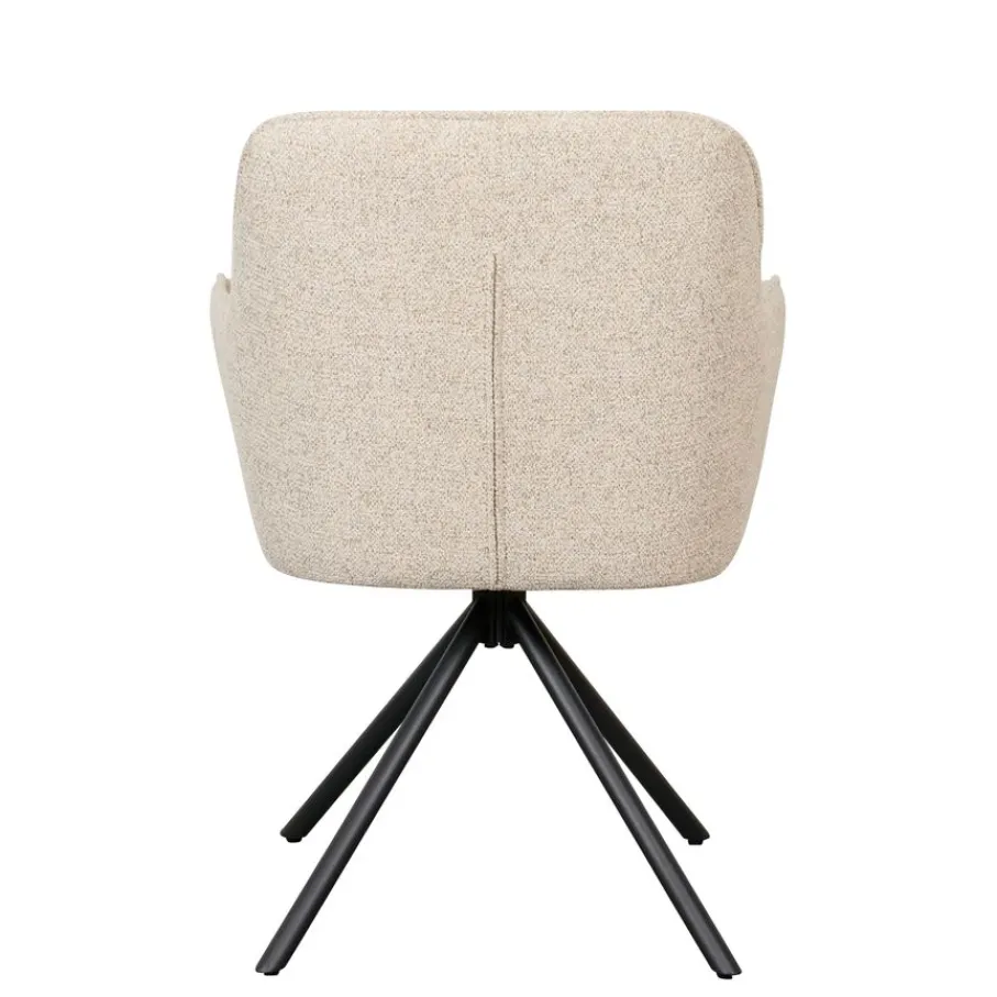 Eetkamerstoelen< Draaibare Eetkamerstoel Kortrijk Beige