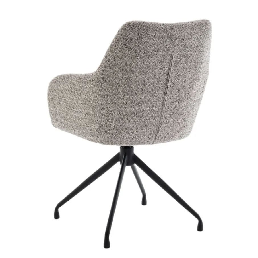 Eetkamerstoelen< Draaibare Eetkamerstoel Lowen Beige