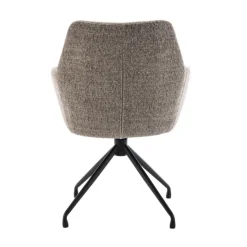 Eetkamerstoelen< Draaibare Eetkamerstoel Lowen Mocca