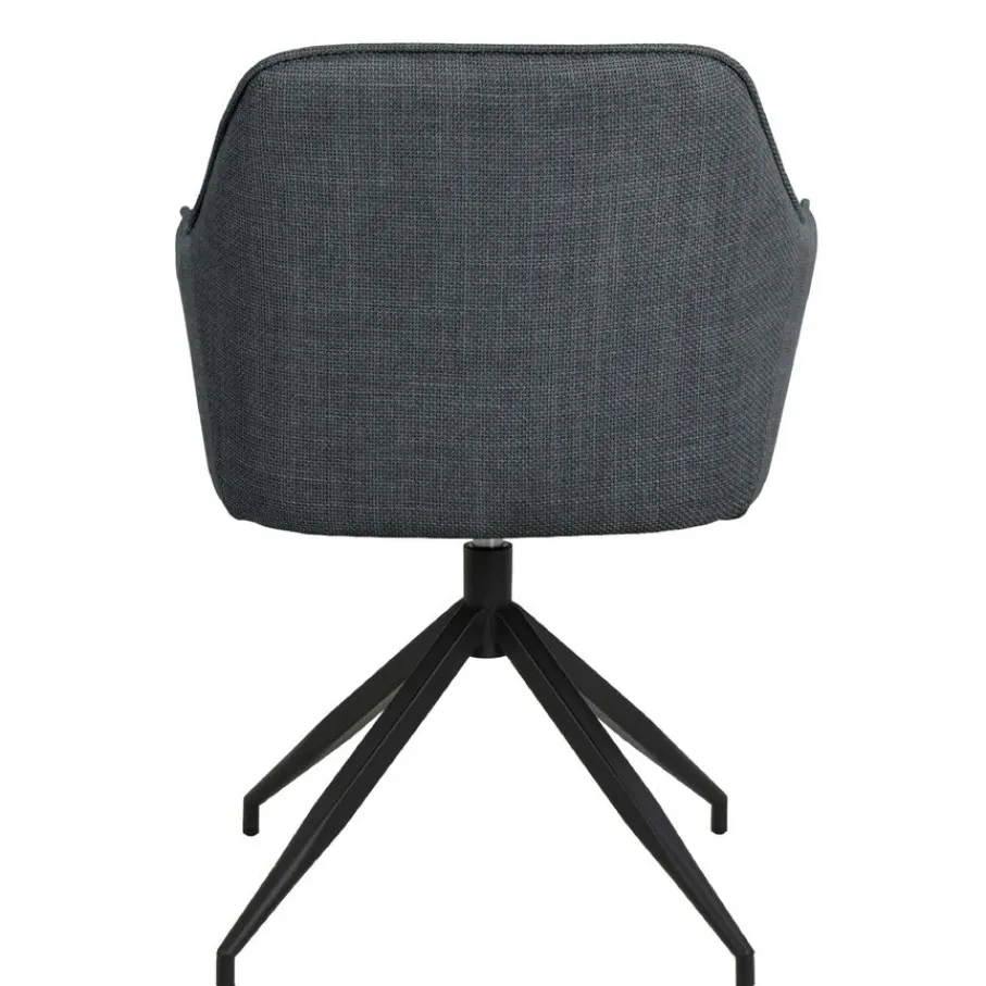 Eetkamerstoelen< Draaibare Eetkamerstoel Marit Donkergrijs