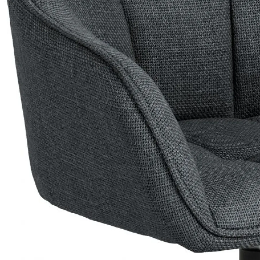 Eetkamerstoelen< Draaibare Eetkamerstoel Marit Donkergrijs