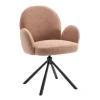 Eetkamerstoelen< Draaibare Eetkamerstoel Moon Brique