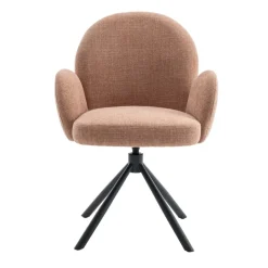 Eetkamerstoelen< Draaibare Eetkamerstoel Moon Brique