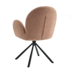 Eetkamerstoelen< Draaibare Eetkamerstoel Moon Brique