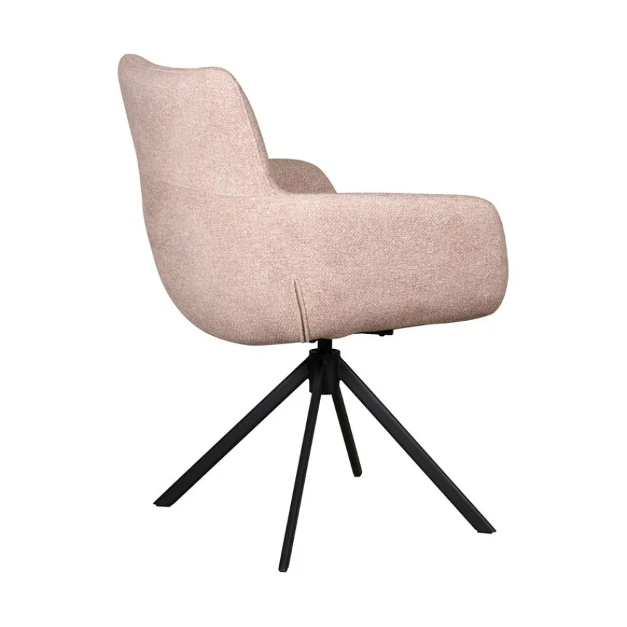 Eetkamerstoelen< Draaibare Eetkamerstoel Oland Zand