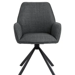 Eetkamerstoelen< Draaibare Eetkamerstoel Roar Donkergrijs