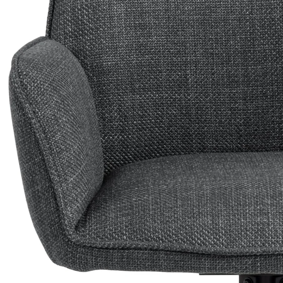 Eetkamerstoelen< Draaibare Eetkamerstoel Roar Donkergrijs