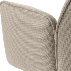 Eetkamerstoelen< Draaibare Eetkamerstoel Roar Beige