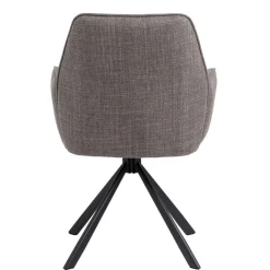 Eetkamerstoelen< Draaibare Eetkamerstoel Roar Taupe