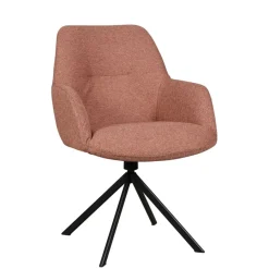 Eetkamerstoelen< Draaibare Eetkamerstoel Selnass Roze