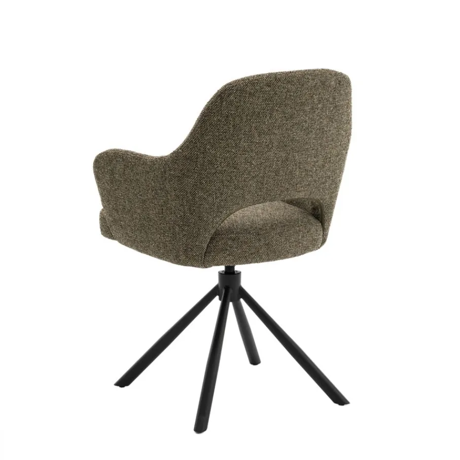 Eetkamerstoelen< Draaibare Eetkamerstoel Spirit Olijfgroen