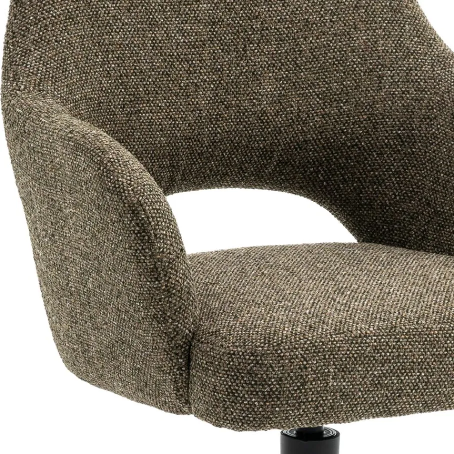 Eetkamerstoelen< Draaibare Eetkamerstoel Spirit Olijfgroen