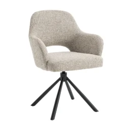 Eetkamerstoelen< Draaibare Eetkamerstoel Spirit Beige
