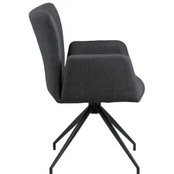 Eetkamerstoelen< Draaibare Eetkamerstoel Sverre Donkergrijs