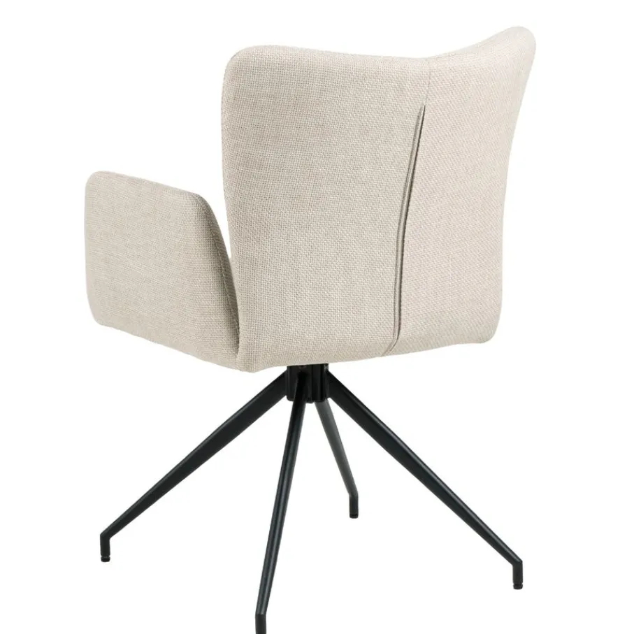 Eetkamerstoelen< Draaibare Eetkamerstoel Sverre Beige