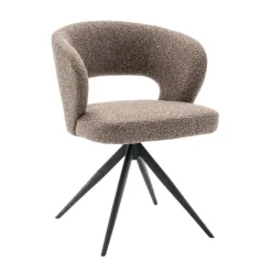 Eetkamerstoelen< Draaibare Eetkamerstoel Terra Taupe